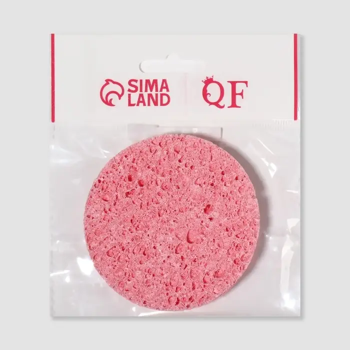 Спонж для умывания «Мягкость», d=7.5 см, МИКС