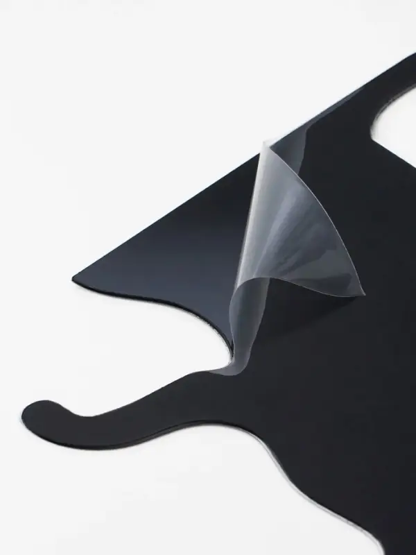 Зеркало настенное &laquo;Котики&raquo;, акриловое, 8 шт., на клеевой основе, разный размер, чёрное