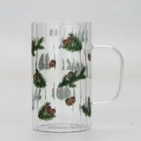 Кружка стеклянная «Шишки», 350 мл Кружка стеклянная «Шишки», 350 мл