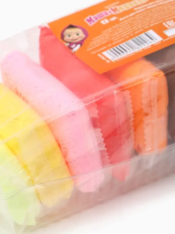 Воздушный пластилин &laquo;Маша и Медведь&raquo;, 12 цветов