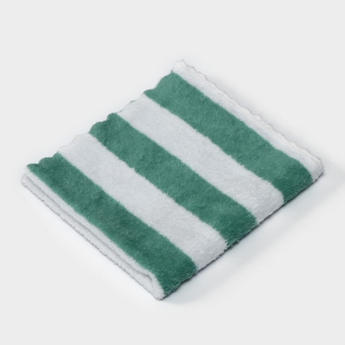 Салфетка для уборки Доляна «Полоски», микрофибра махровая, 30×30 см, цвет МИКС Салфетка для уборки Доляна «Полоски», микрофибра махровая, 30×30 см, цвет МИКС