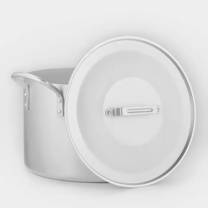 Котёл, 20 л, d=34 см, с крышкой, алюминий, серебристая