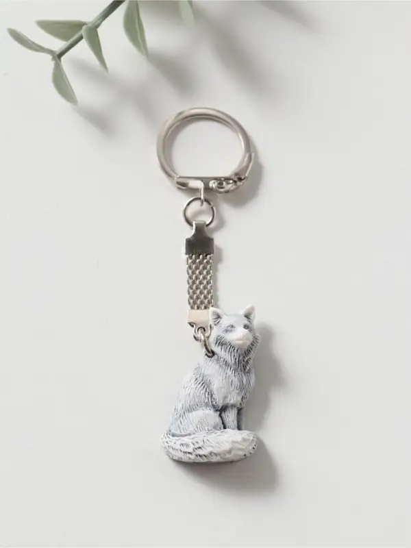 Брелок "Лисичка сидит" (барельеф), 3,5см