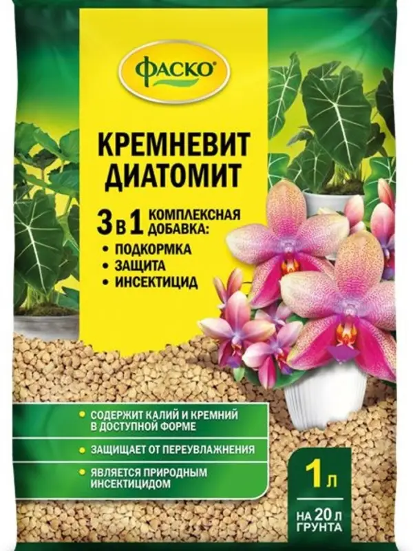 Кремневит &laquo;Цветочное счастье&raquo;, пакет, 1 л
