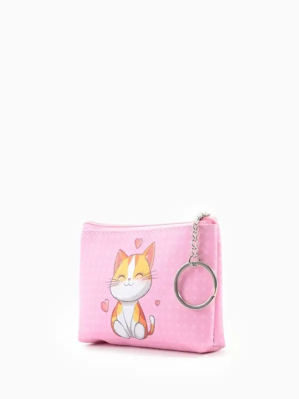 Кошелёк детский Cats, монетница, на молнии 10.5&times;2.5&times;8 см, с принтом, МИКС