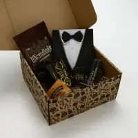Мужской набор "настоящий мужчина" (ежедневник, ручка, чай, кружка, драже)