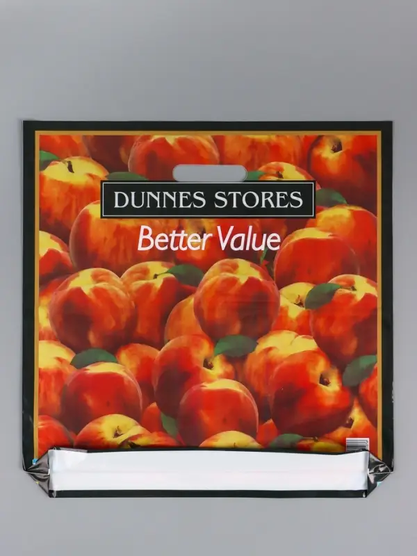 Пакет &laquo;Персик&raquo;, полиэтиленовый с вырубной ручкой, 45&times;45 + 3 см, 65 мкм