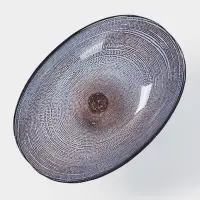 Блюдо для фруктов Inspiration, d=30 см, на ножке, фиолетовое