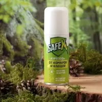 Аэрозоль Репеллент SAFEX, от клещей и комаров, для всей семьи, 100 мл