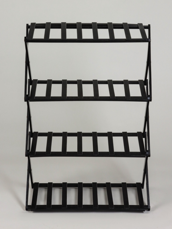Подставка для цветов Greengo, 4 полки, 50 × 25 × 68 см, напольная, бамбук, чёрная Подставка для цветов Greengo, 4 полки, 50 × 25 × 68 см, напольная, бамбук, чёрная