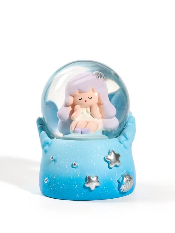 Снежный шар с подсветкой &laquo;Малышка&raquo;, d=4.5 см, 3хLR41, 4.5&times;4.5&times;6.5 см, МИКС