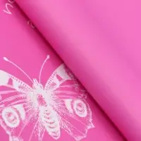 Пленка для цветов, "Бабочки и сердца", 57х57 см