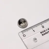 Замок-концевик магнитный, 16&times;10 мм, петель=1.2 мм, шарик, цвет серебро