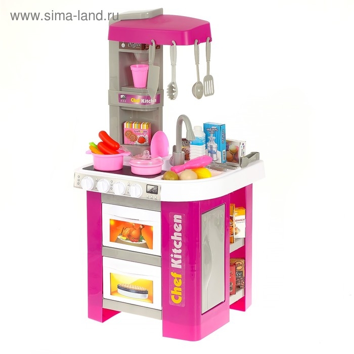 Игровой модуль кухня «Талантливый повар», свет, звук, бежит вода из крана, цвета МИКС Игровой модуль кухня «Талантливый повар», свет, звук, бежит вода из крана, цвета МИКС