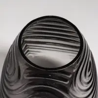 Ваза для цветов &laquo;Флер&raquo;, 19.5&times;16 см, стекло, серая