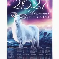Календарь 2027, настенный, А1 &laquo;Мечты&raquo;