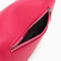 Сумка женская кросс-боди на молнии, 26&times;10&times;16 см, фуксия