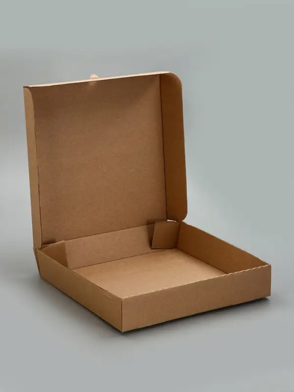 Коробка для пиццы, бурая, 32&times;32&times;6 см