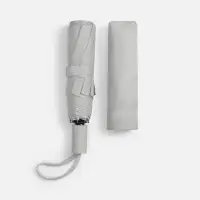 Зонт складной Cloudex, светло-серый