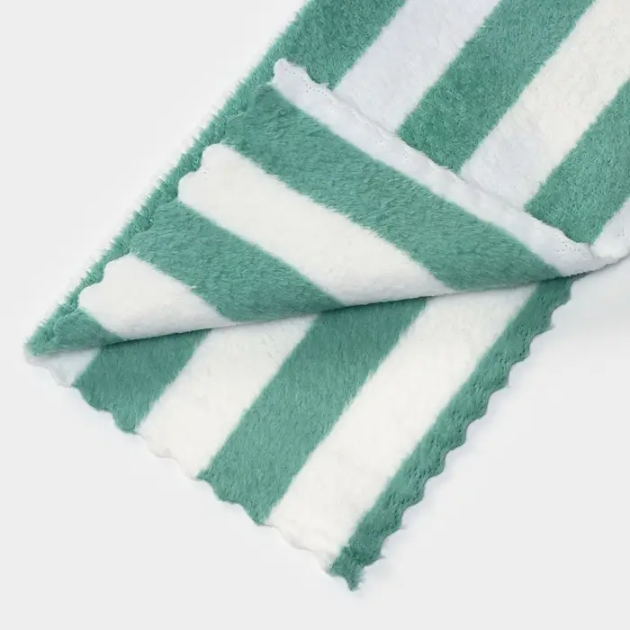 Салфетка для уборки Доляна &laquo;Полоски&raquo;, микрофибра махровая, 30&times;30 см, МИКС