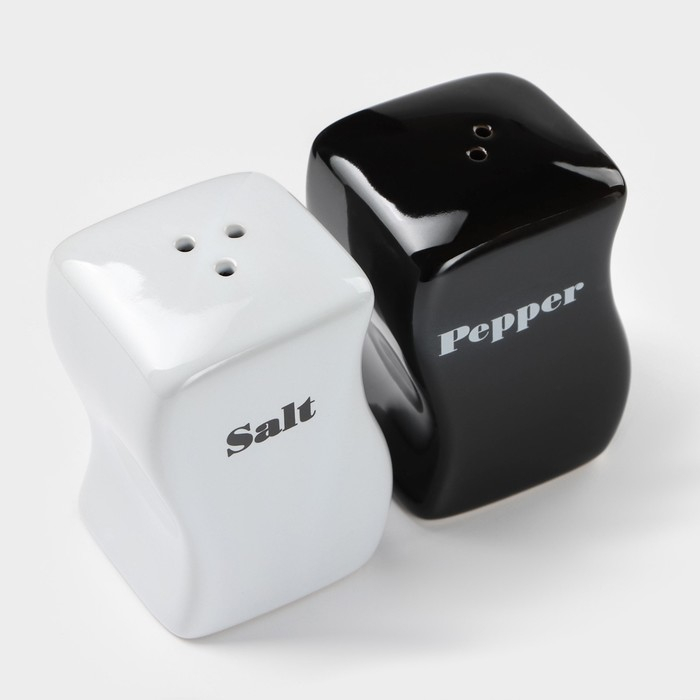 Набор керамический для специй Magistro «Инь-Янь», 2 предмета: солонка, перечница, 150 мл Набор керамический для специй Magistro «Инь-Янь», 2 предмета: солонка, перечница, 150 мл