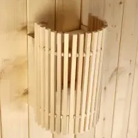 Абажур для бани и сауны, липа, 31.5&times;20.5&times;16.7 см, настенный, &laquo;Добропаровъ&raquo;