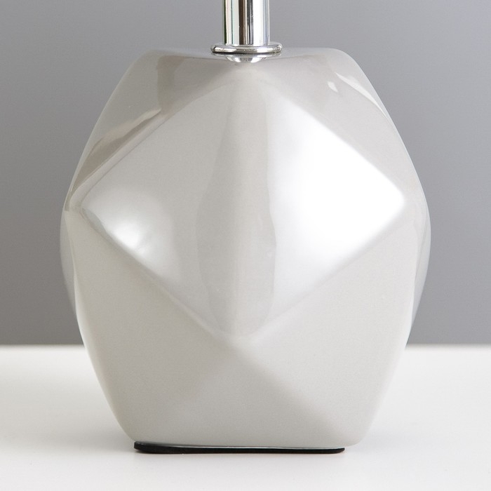 Настольная лампа Настольная лампа "Салнес" Е14 40Вт серый 13х13х25 см RISALUX