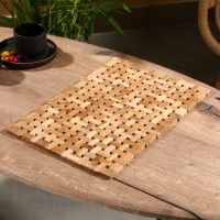 Коврик из тикового дерева, 40х30х0,7 см