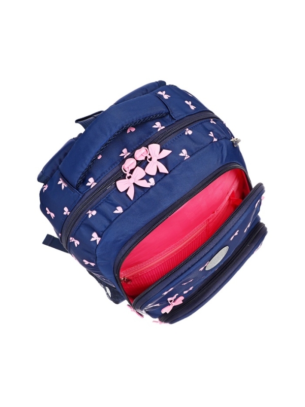 Рюкзак школьный, 39×28×20 см, Grizzly, эргономичная спинка, синий, RG-568-2_3 Рюкзак школьный, 39×28×20 см, Grizzly, эргономичная спинка, синий, RG-568-2_3