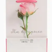 Пакет подарочный ламинированный, упаковка, &laquo;Ты прекрасна&raquo;, L 31&times;40&times;11.5 см