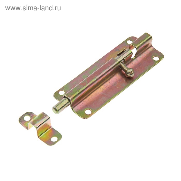 Задвижка дверная ЗД 011, 100  мм, оцинкованная Задвижка дверная ЗД 011, 100  мм, оцинкованная