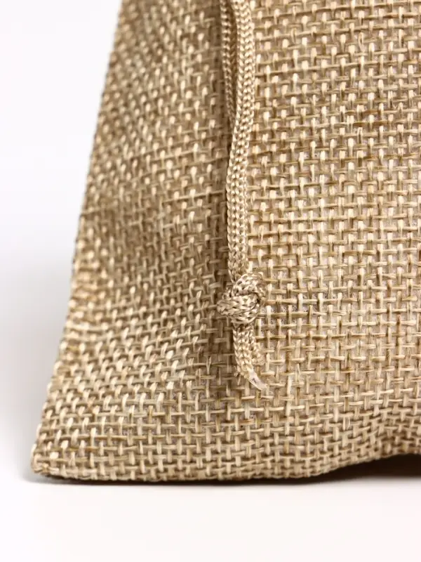 Мешочек подарочный из холщи, серый, 13×18 см Мешочек подарочный из холщи, серый, 13×18 см