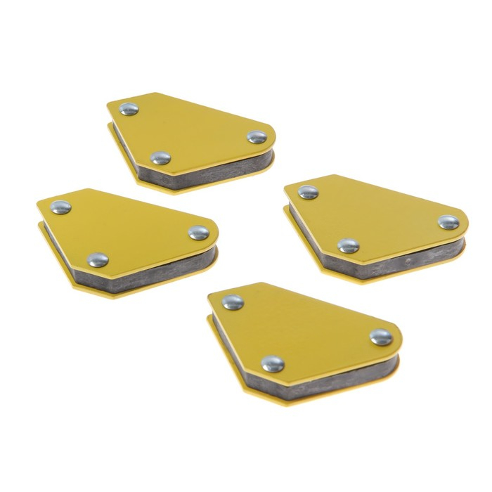 Набор магнитных угольников для сварки ТУНДРА, 45,90,135°, усилие на отрыв 4 кг, 4 шт. Набор магнитных угольников для сварки ТУНДРА, 45,90,135°, усилие на отрыв 4 кг, 4 шт.