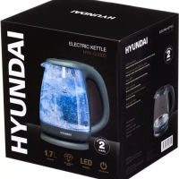 Чайник HYK-G1003 1.7л. 2200Вт серый