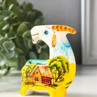 Статуэтка фарфоровая &laquo;Фигурка: Коза Лето&raquo;, авторская роспись, 10 см