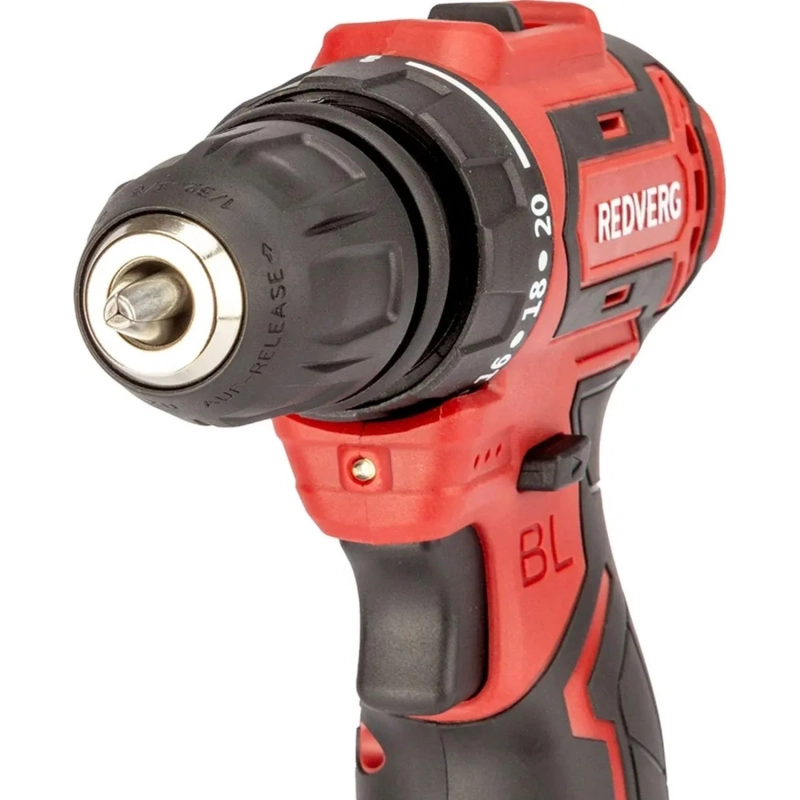 Дрель-шуруповерт акк. REDVERG RD-SD12BLR бесщ.2 АКБ x  Li-ion (12В, 2 Ач)