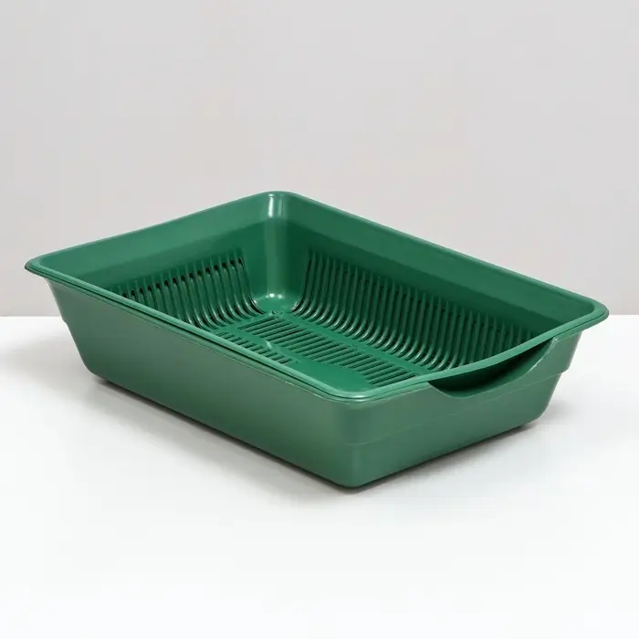 Туалет глубокий с сеткой 36&times;25&times;9 см, зеленый