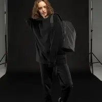 Свитшот унисекс S2, черный, размер XS/S