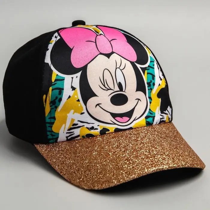 Кепка детская для девочки, размер 52-54, Минни Маус