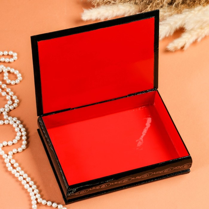 Шкатулка «Букет в вазе», 16×22 см, лаковая миниатюра, микс Шкатулка «Букет в вазе», 16×22 см, лаковая миниатюра, микс