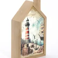 Фигурка керамическая с подсветкой &laquo;Морской порт&raquo; 12.1&times;4.2&times;19.8 см