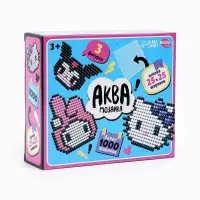 Аквамозаика &laquo;Китти&raquo;, более 1000 шариков, 3 фигурки
