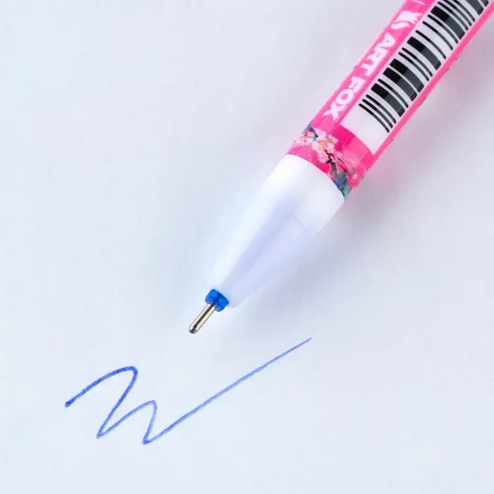 Ручка пиши-стирай, синяя паста, гелевая, 0.5 мм, с колпачком, пластик «Сакура» Ручка пиши-стирай, синяя паста, гелевая, 0.5 мм, с колпачком, пластик «Сакура»