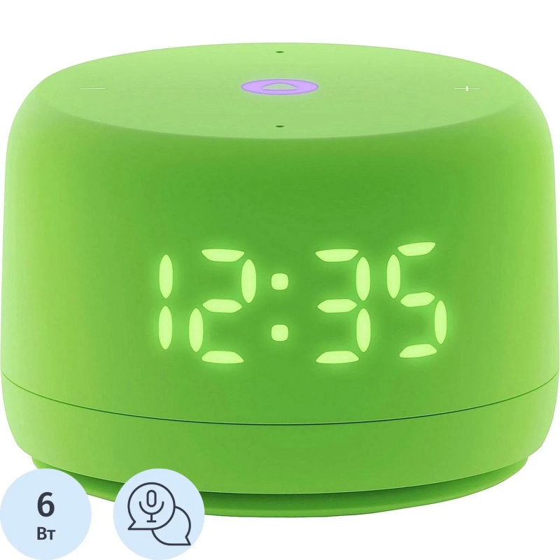 Умная колонка Яндекс Станция Лайт 2, на YaGPT, зеленый (YNDX-00026GRN)