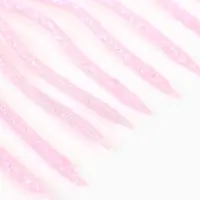 Свечи для торта "Серпантин" 10 штук,  блестящий розовый