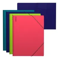 Папка на резинках А4 ErichKrause Soft Reef, микс