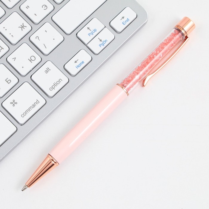 Ручка с шейкером «Учителю: Учитель», синяя паста, металл, 1 мм