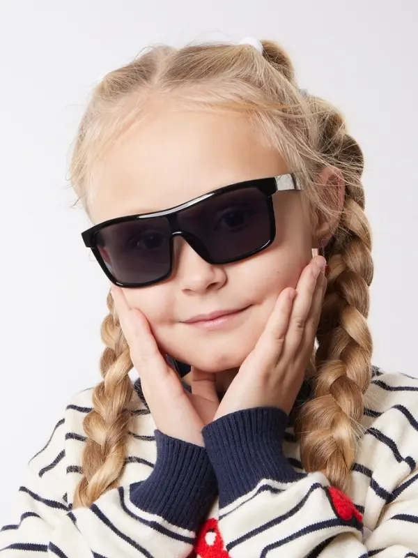 Очки солнцезащитные детские &laquo;OneSun. Маска&raquo;, uv 400, оправа микс, линза сплошная тёмная