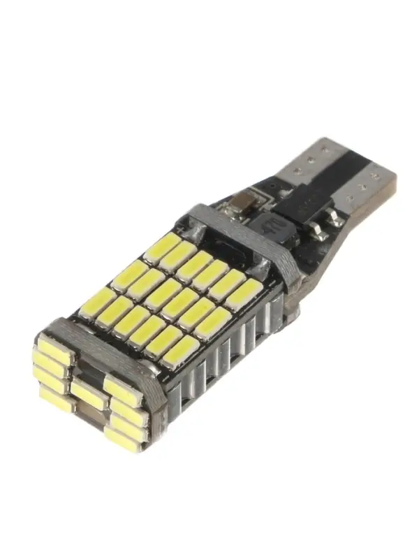 Автолампа светодиодная TORSO, T10 W5W, 12 В, 3 Вт, 45 LED, свет белый