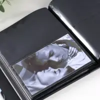 Фотоальбом "Нежность" 304ф 10X15см, ПП карм., 2ф на стр, черные страницы Фотоальбом "Нежность" 304ф 10X15см, ПП карм., 2ф на стр, черные страницы